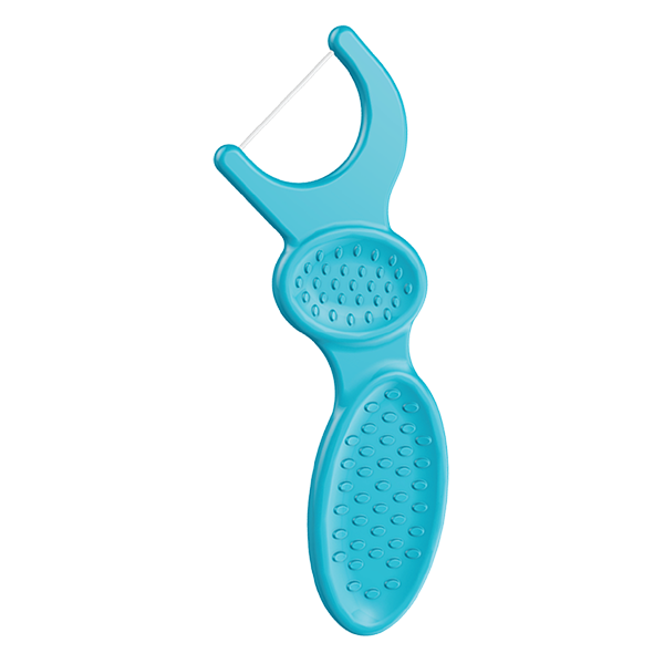 Kids Dual Gripz flosser - blue