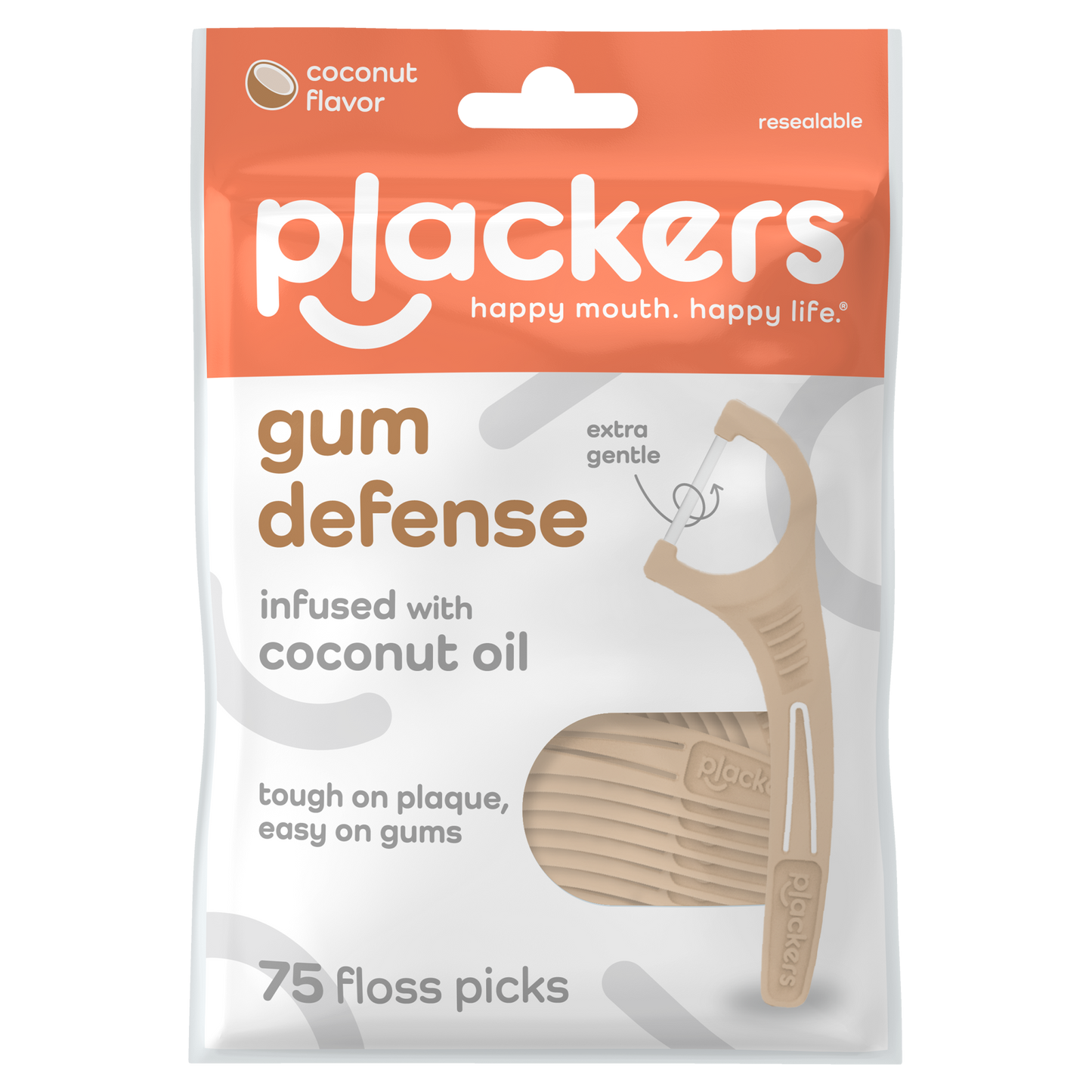 gum defense infused with coconut oil