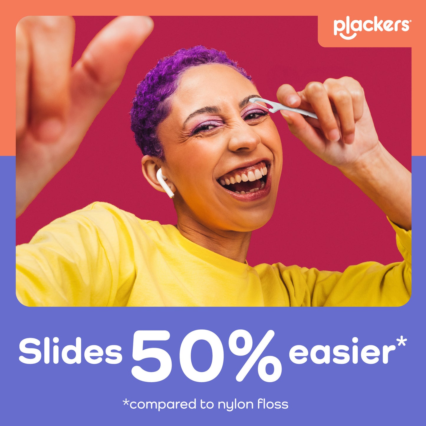 Plackers® Gentle Line® Floss Picks, Super Soft, GentleSlide® Fiber Made Without  PTFE, Slides Easily Between Teeth, Fresh Mint
