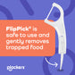 Plackers® Gentle Line® Floss Picks, Super Soft, GentleSlide® Fiber Made Without  PTFE, Slides Easily Between Teeth, Fresh Mint