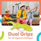 Plackers® Kids Dual Gripz™ Floss Picks, Gentle, Tuffloss® Made Without PTFE, Wild  Berry Flavor, Dual Gripz™ for All Stages, with Fluoride