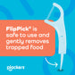 Plackers® Twin Line® Floss Picks, Intense Mint, 75 ct