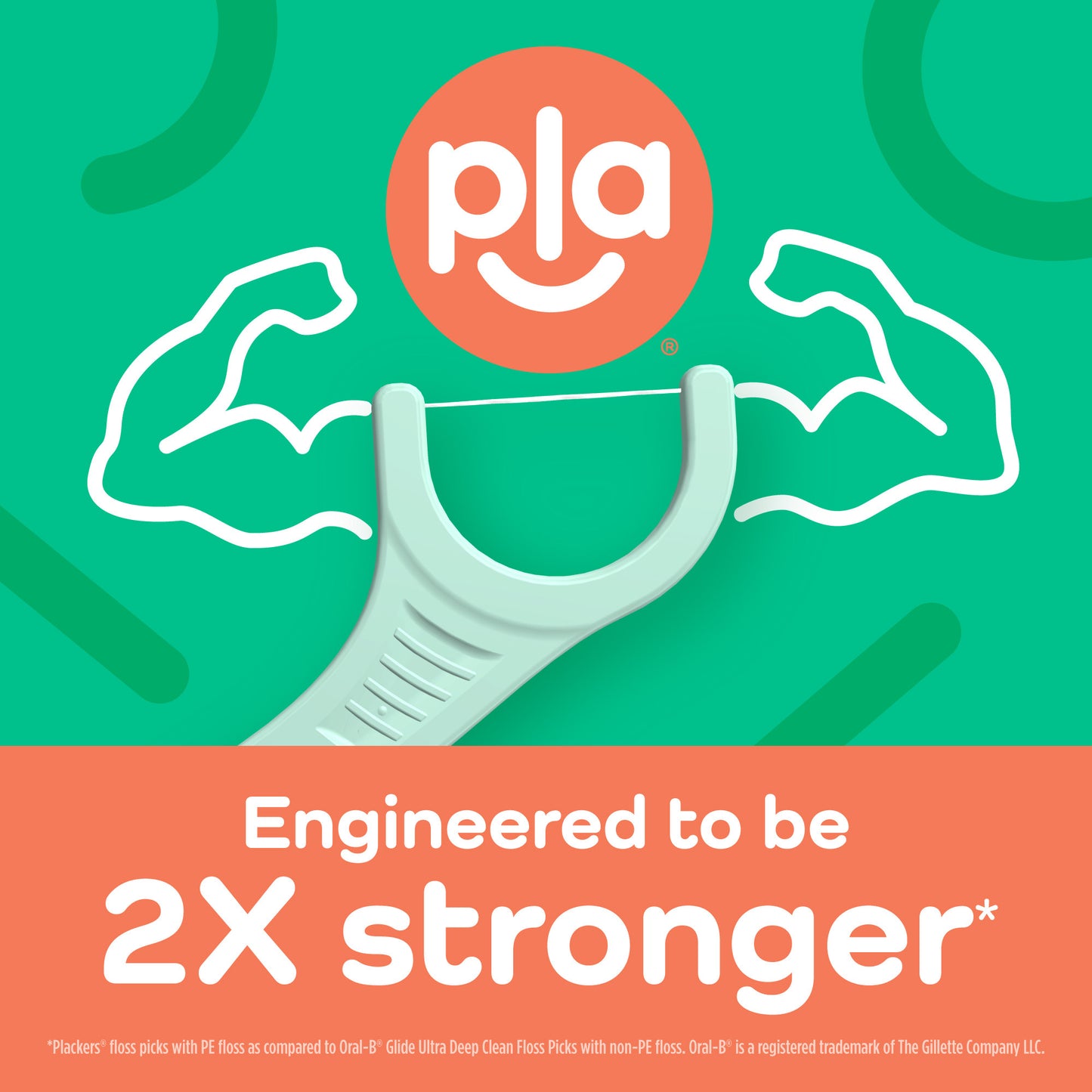 Plackers® Micro Line® Floss Picks - Intense Mint, Floss Fiber Made Without PTFE