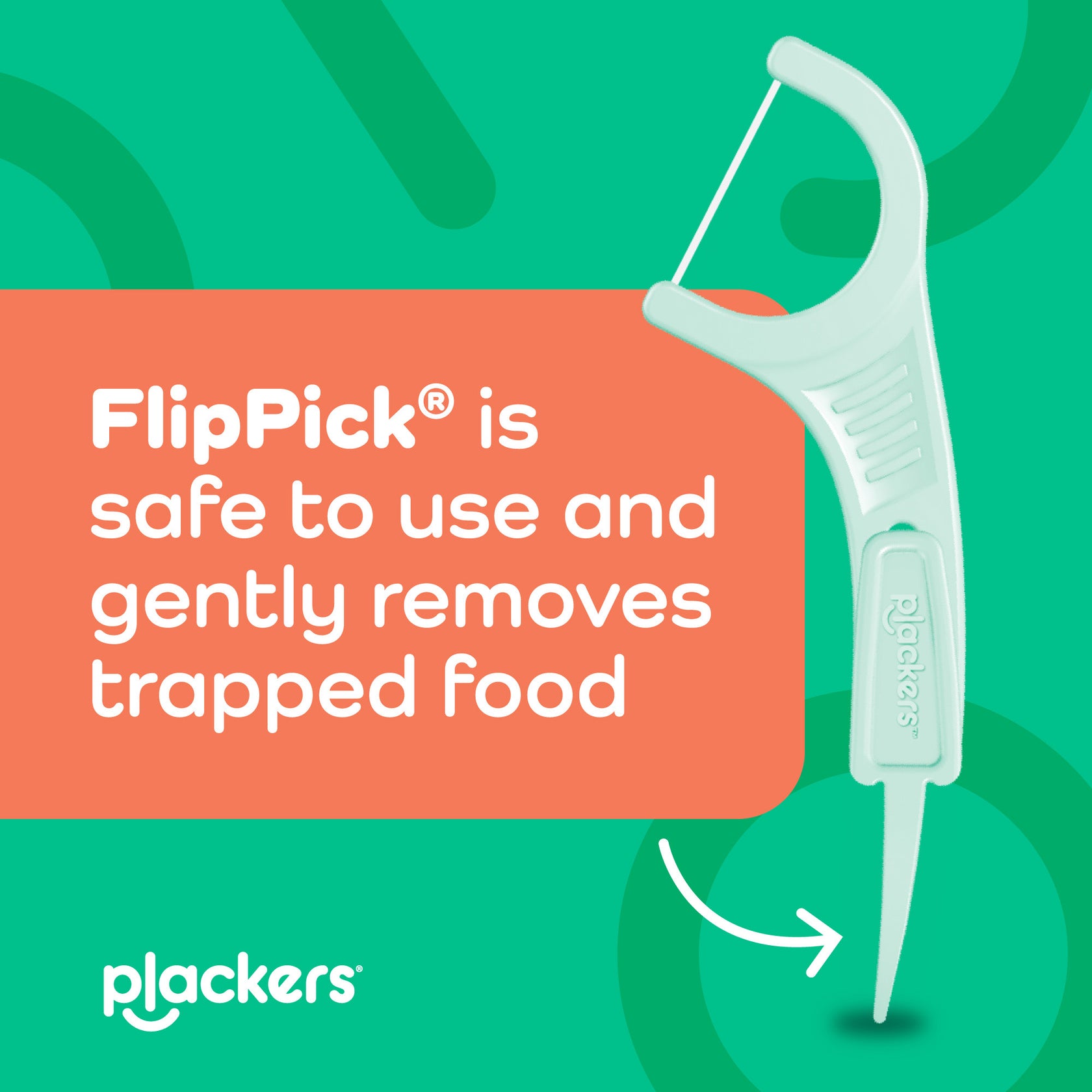 Plackers® Micro Line® Floss Picks - Intense Mint, Floss Fiber Made Wit